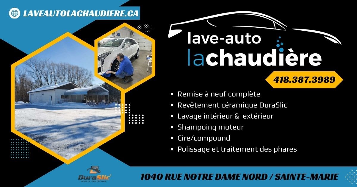 Bannière Lave-Auto la Chaudière